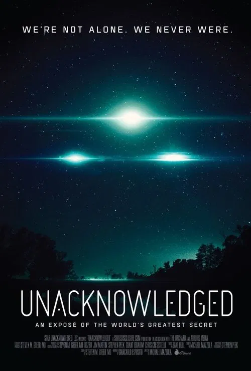 Movie poster for Unacknowledged (2017)