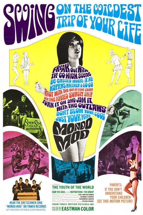 Movie poster for Mondo Mod (1967)