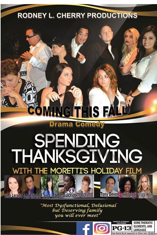 Movie poster for Spending Thanksgiving with the Moretti's (2020)