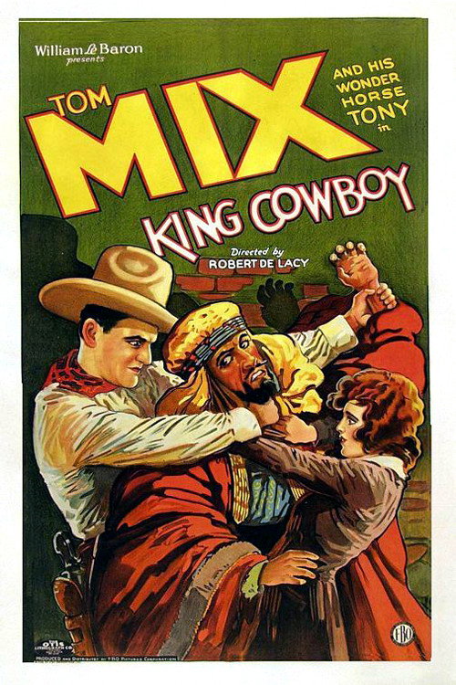 Movie poster for King Cowboy (1928)