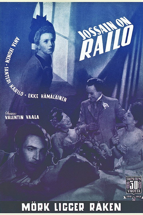 Movie poster for Jossain on railo (1949)