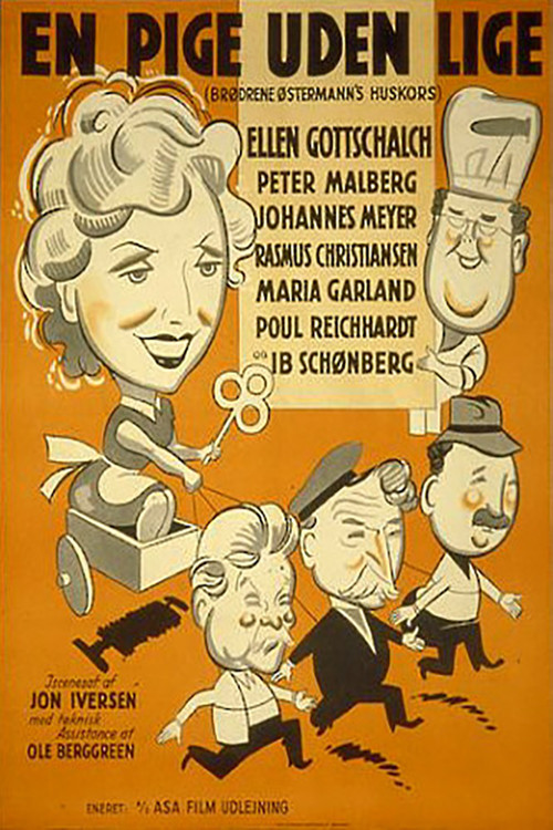 Movie poster for En pige uden lige (1943)