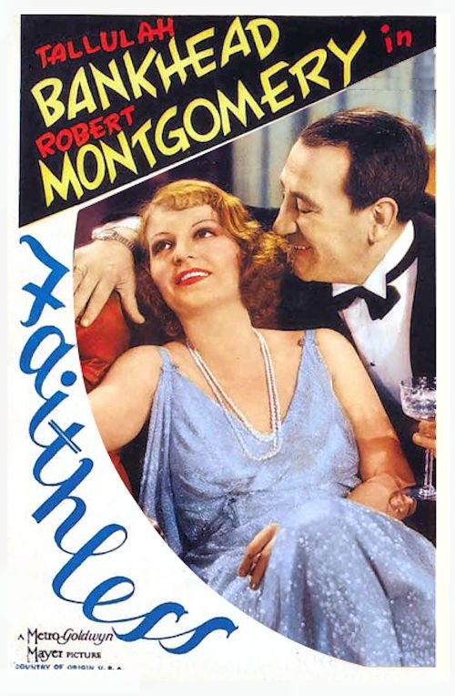 Movie poster for Faithless (1932)