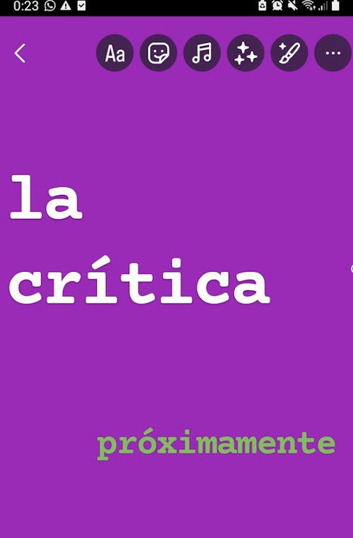 Movie poster for La Crítica