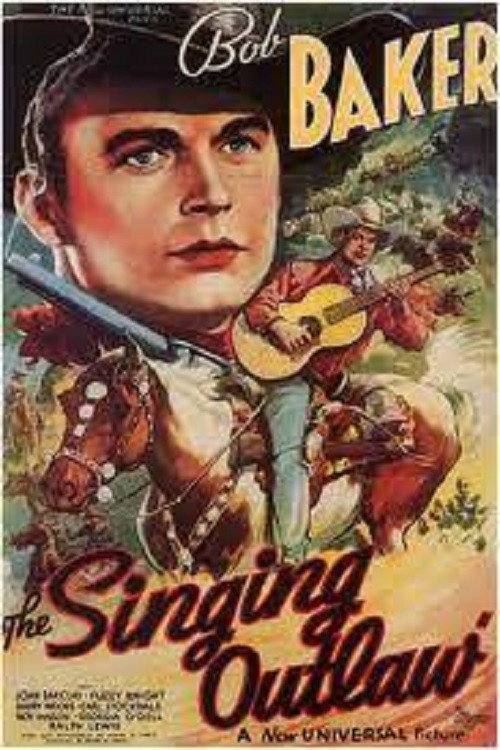 Movie poster for The Singing Outlaw (1938)