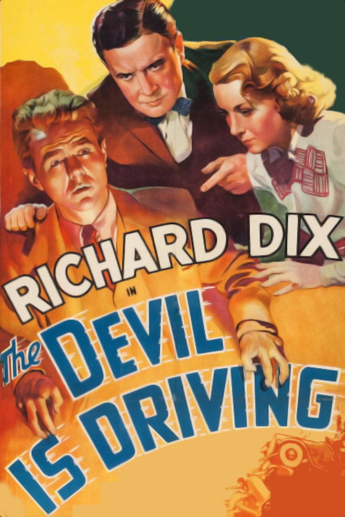 Movie poster for The Devil Is Driving (1937)