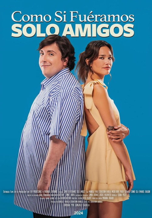 Movie poster for Como si fuéramos solo amigos (2024)