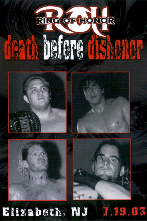 Movie poster for ROH: Death Before Dishonor (2003)