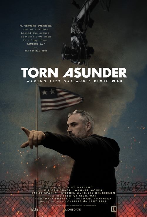Movie poster for Torn Asunder: Waging Alex Garland's Civil War (2024)