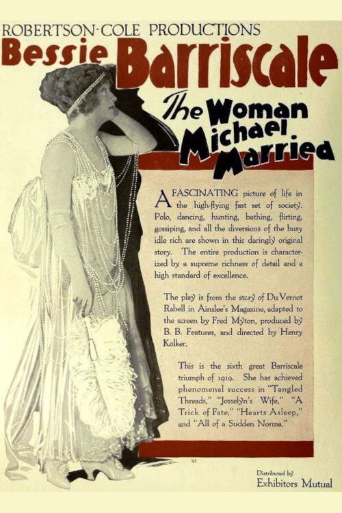 Movie poster for The Woman Michael Married (1919)