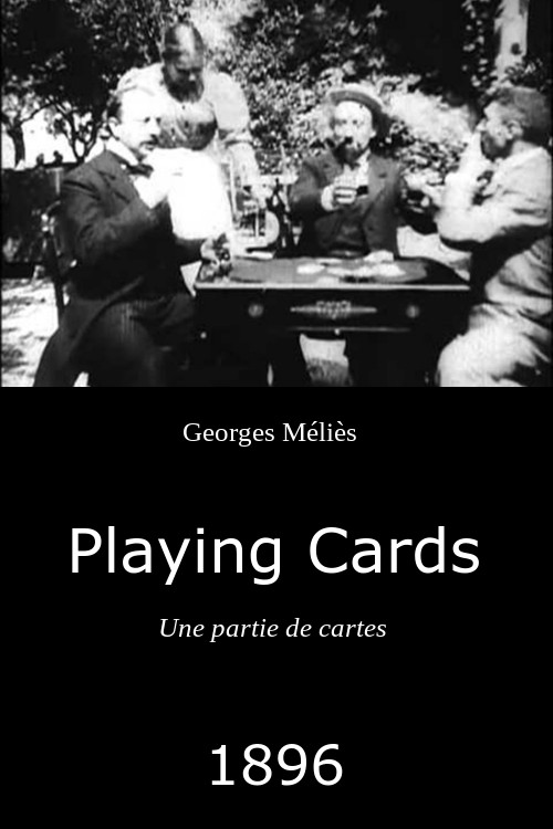Movie poster for Playing Cards (1896)