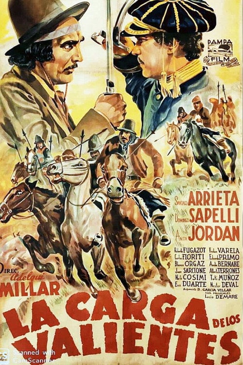 Movie poster for The Charge of the Brave (1940)