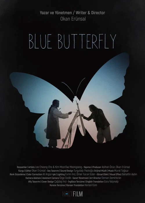 Movie poster for Blue Butterfly (2019)