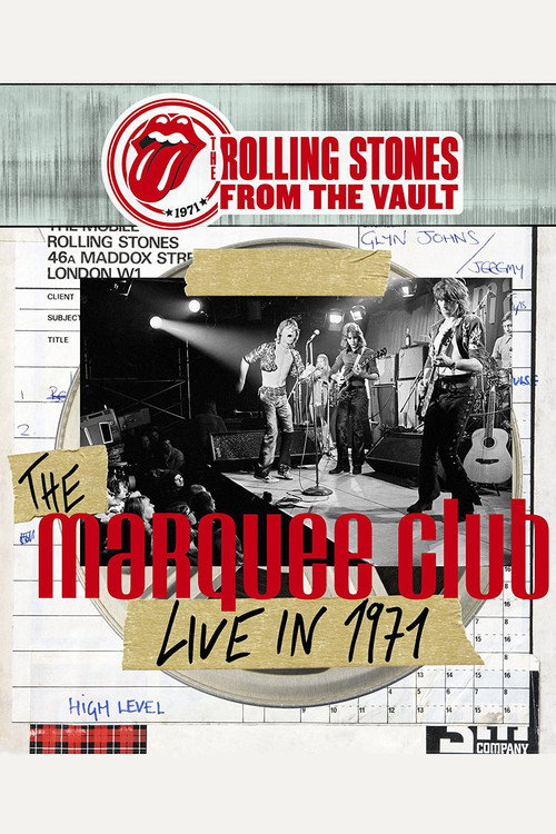 Movie poster for The Rolling Stones: From the Vault - The Marquee Club 1971 (2015)