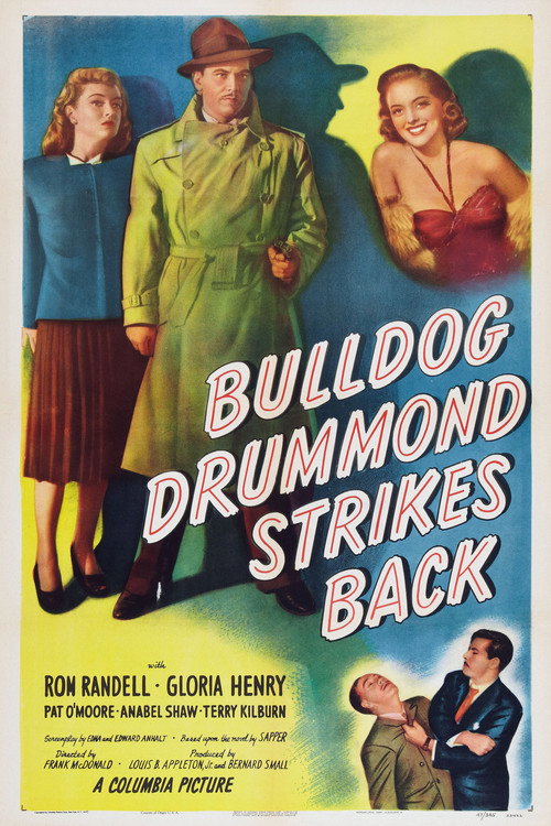 Movie poster for Bulldog Drummond Strikes Back (1947)