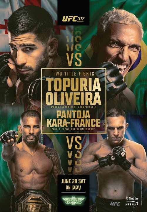 Movie poster for UFC 317: Topuria vs. Oliveira (2025)