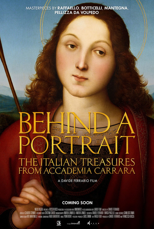 Movie poster for Behind a Portrait. The Italian Treasures from Accademia Carrara (2025)