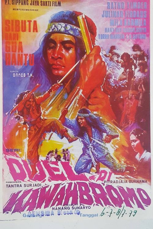 Movie poster for The Blind Man from Ghost Cave: Duel at Bromo Crater (1977)