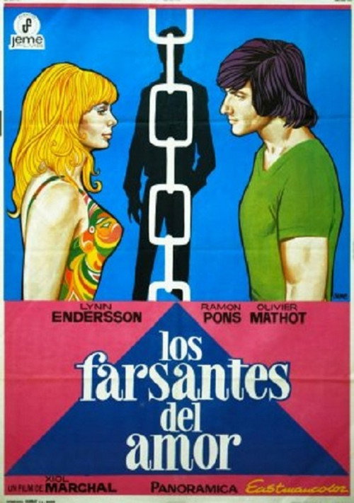 Movie poster for Los farsantes del amor (1972)