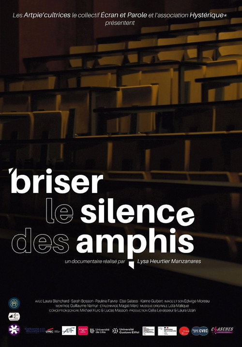 Movie poster for Briser le silence des amphis