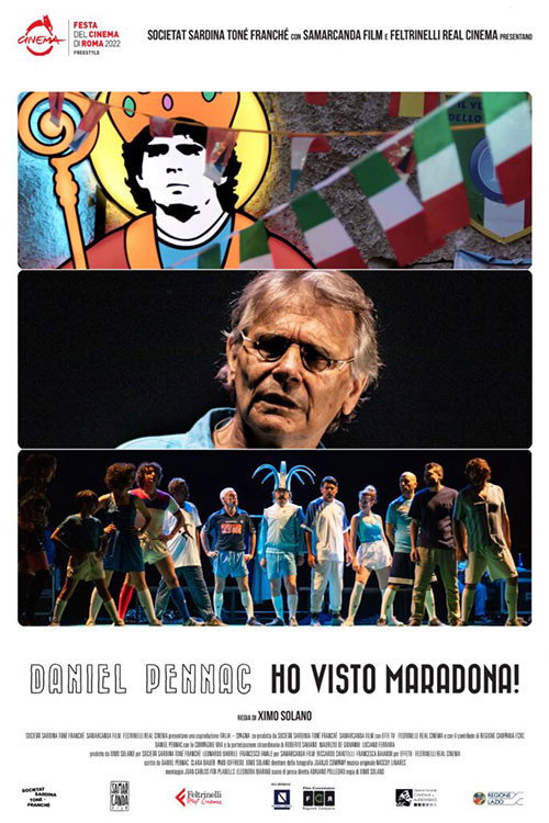 Movie poster for Daniel Pennac: Ho visto Maradona! (2022)
