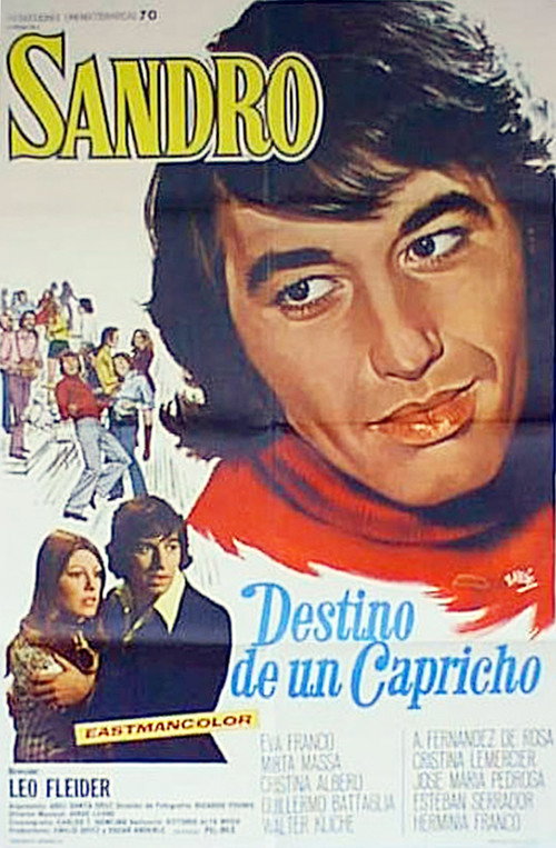 Movie poster for Destino de un capricho (1972)