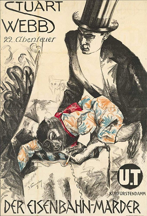 Movie poster for Der Eisenbahnmarder (1918)
