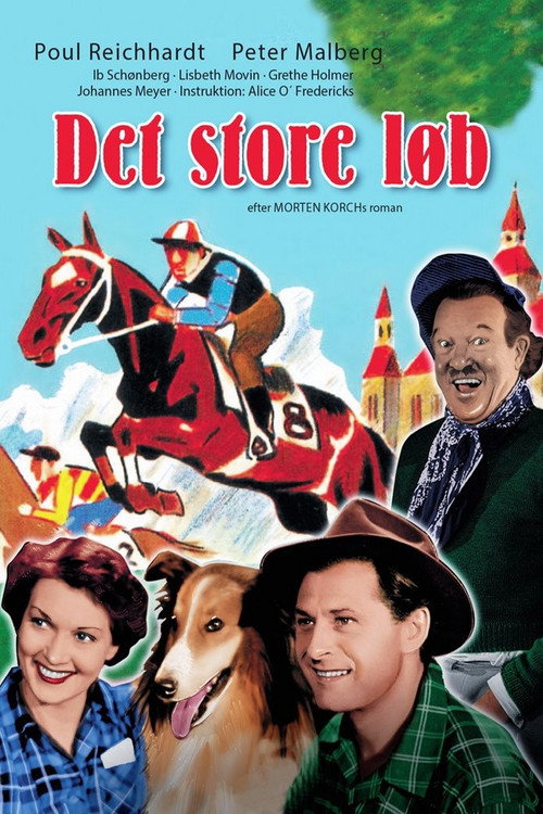 Movie poster for Det store løb (1952)