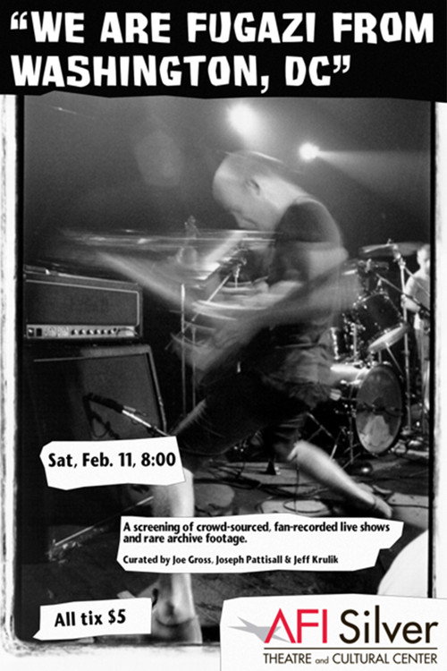 Movie poster for We Are Fugazi from Washington, D.C. (2023)