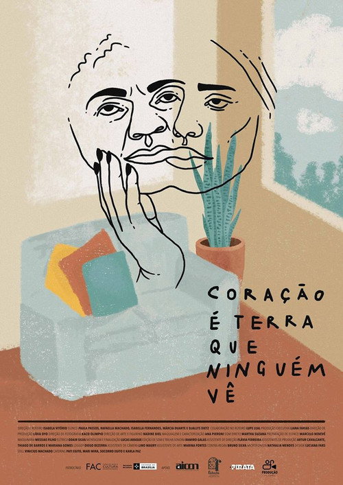 Movie poster for Coração É Terra que Ninguém Vê (2018)