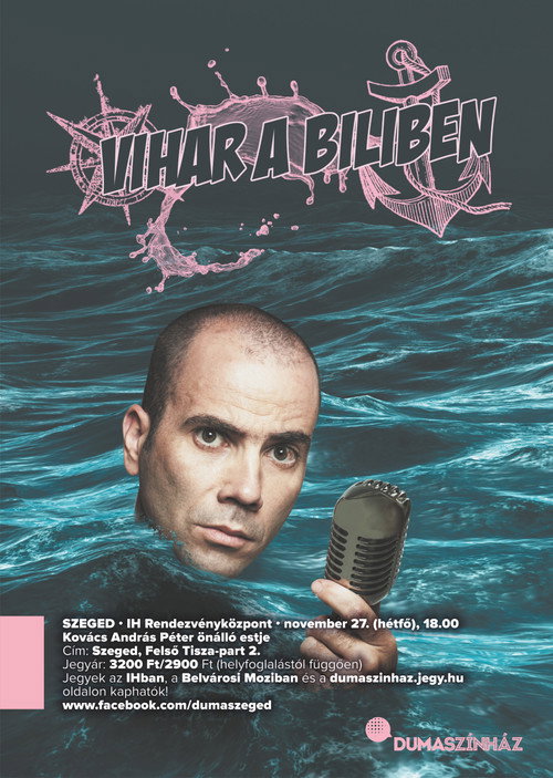 Movie poster for Dumaszínház:  Vihar a biliben - Kovács András Péter önálló estje (2018)