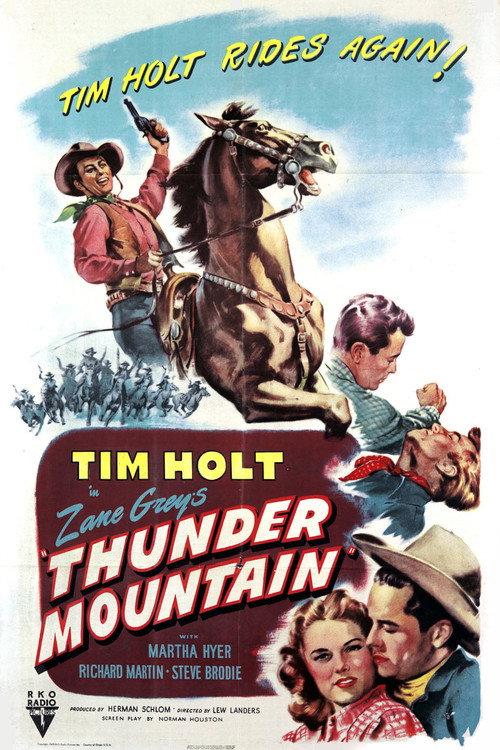 Movie poster for Thunder Mountain (1947)