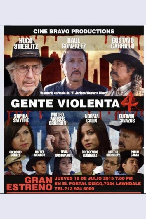 Movie poster for Gente violenta 4 (2015)
