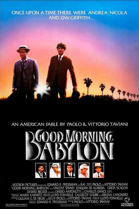 Movie poster for Good Morning, Babylon (1987)