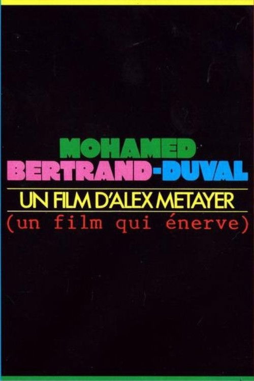 Movie poster for Mohamed Bertrand-Duval (1991)