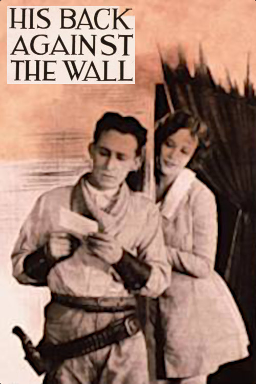 Movie poster for His Back Against the Wall (1922)