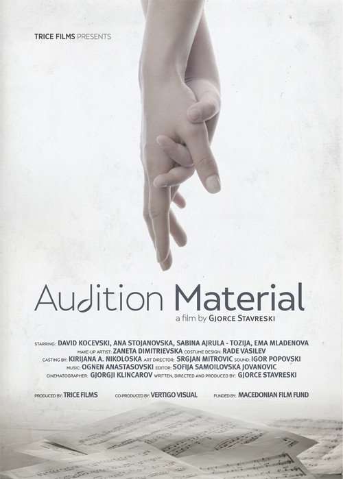Movie poster for Audition Material (2013)