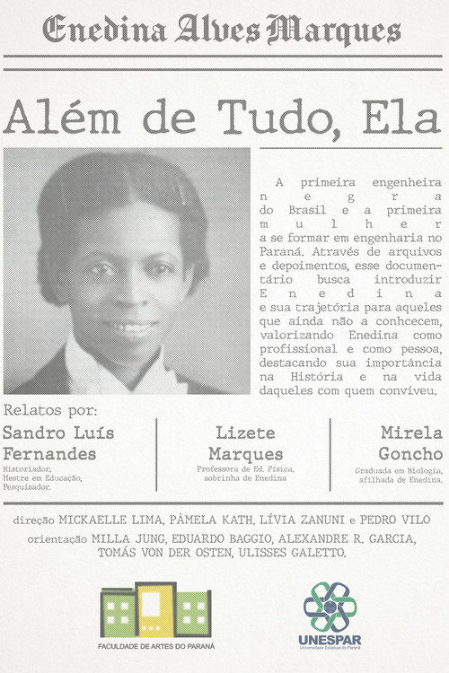 Movie poster for Além de Tudo, Ela (2019)