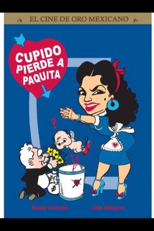 Movie poster for Cupido pierde a Paquita (1955)
