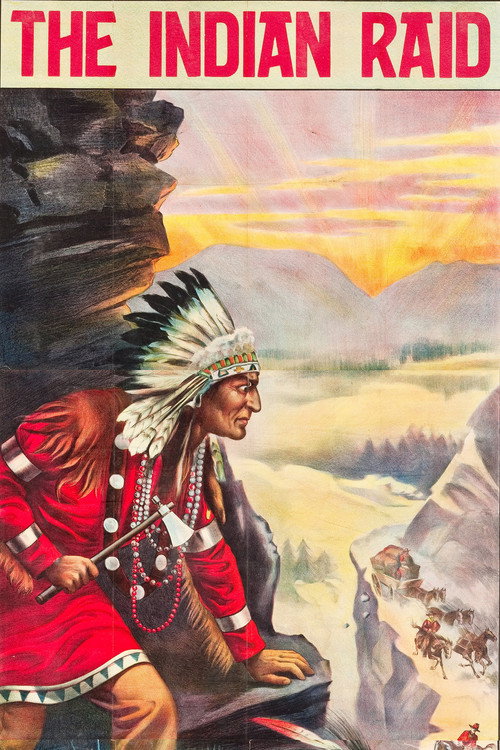 Movie poster for The Indian Raid (1911)