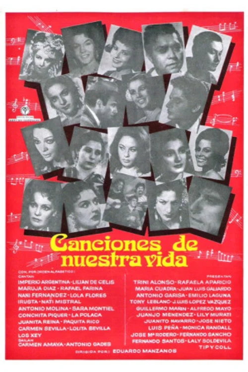 Movie poster for Canciones de nuestra vida (1975)