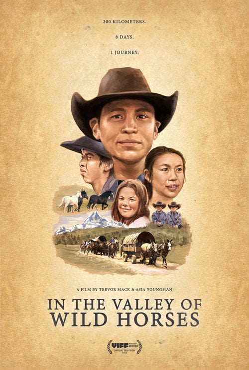 Movie poster for In the Valley Of Wild Horses (2018)