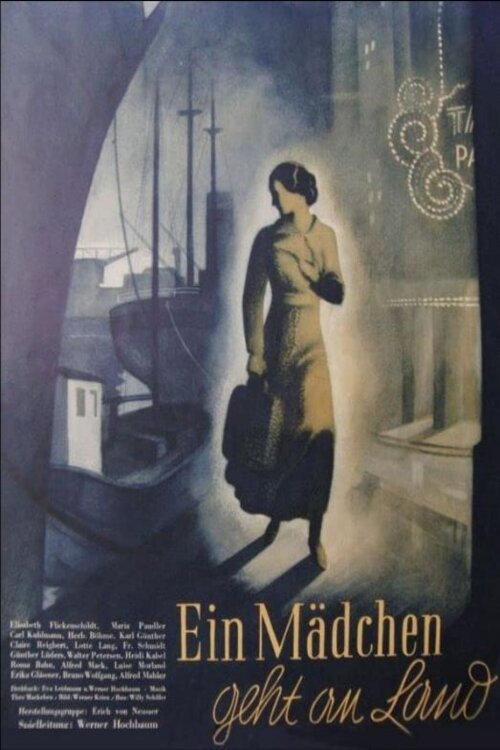 Movie poster for A Girl Goes Ashore (1938)