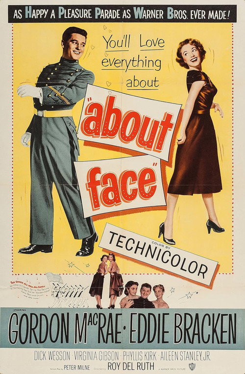 Movie poster for About Face (1952)