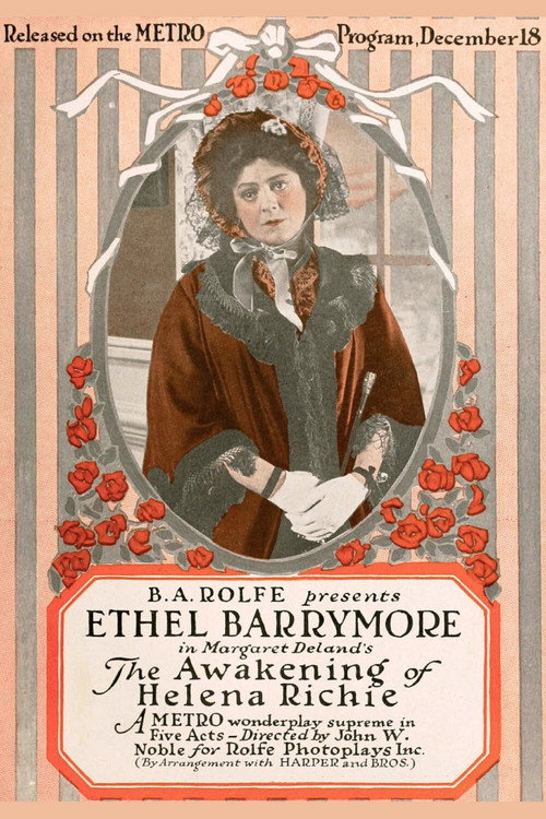 Movie poster for The Awakening of Helena Ritchie (1916)