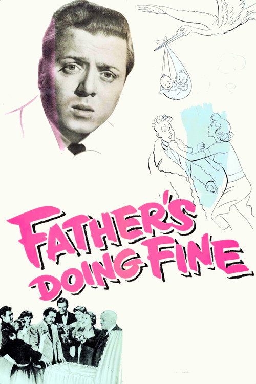 Movie poster for Father's Doing Fine (1952)