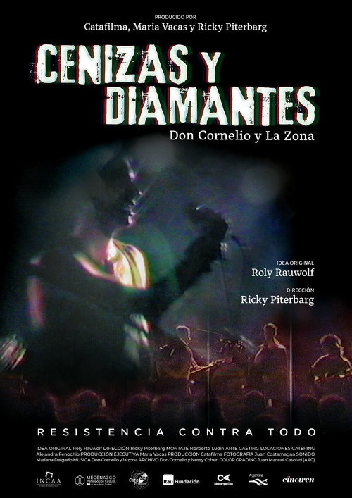Movie poster for Cenizas y diamantes, la película de Don Cornelio y La Zona (2024)
