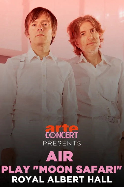 Movie poster for Air play "Moon Safari" @ Royal Albert Hall (2024)