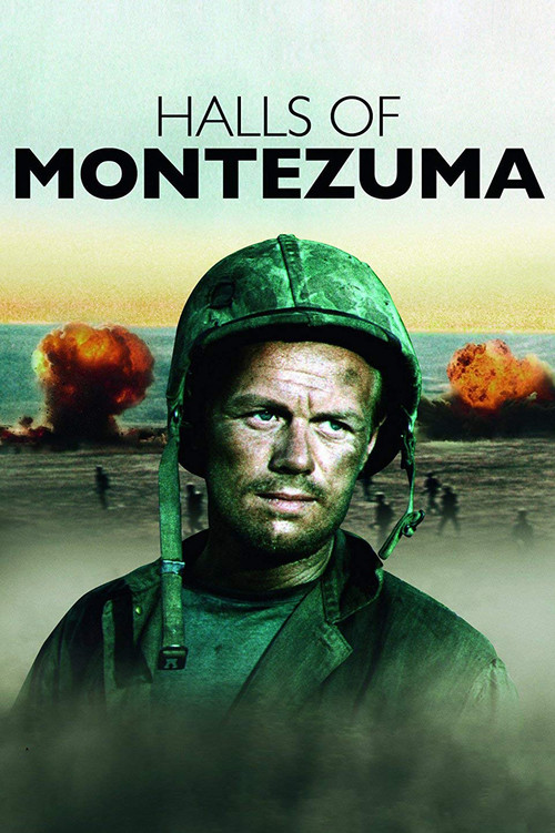 Movie poster for Halls of Montezuma (1951)