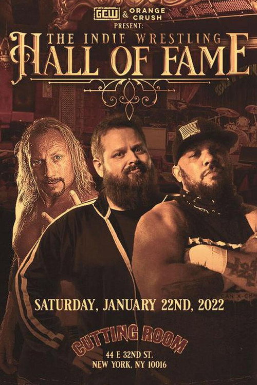 Movie poster for GCW The Indie Wrestling Hall of Fame (2022)